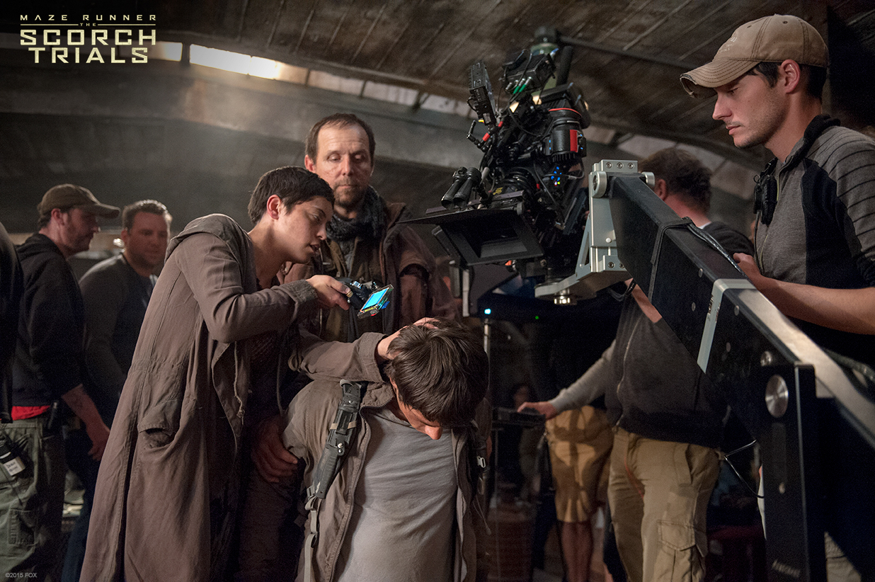 The Maze Runner Blog: The Maze Runner and Scorch Trials BTS Pictures