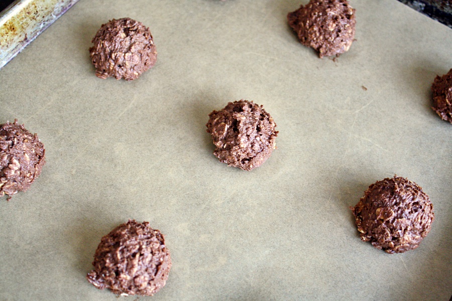 Chocolate Oatmeal Cookie dough
