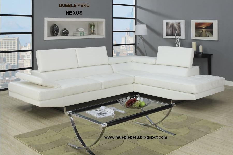 MUEBLE PERÚ - MUEBLES DE SALA: Modernos muebles seccionales