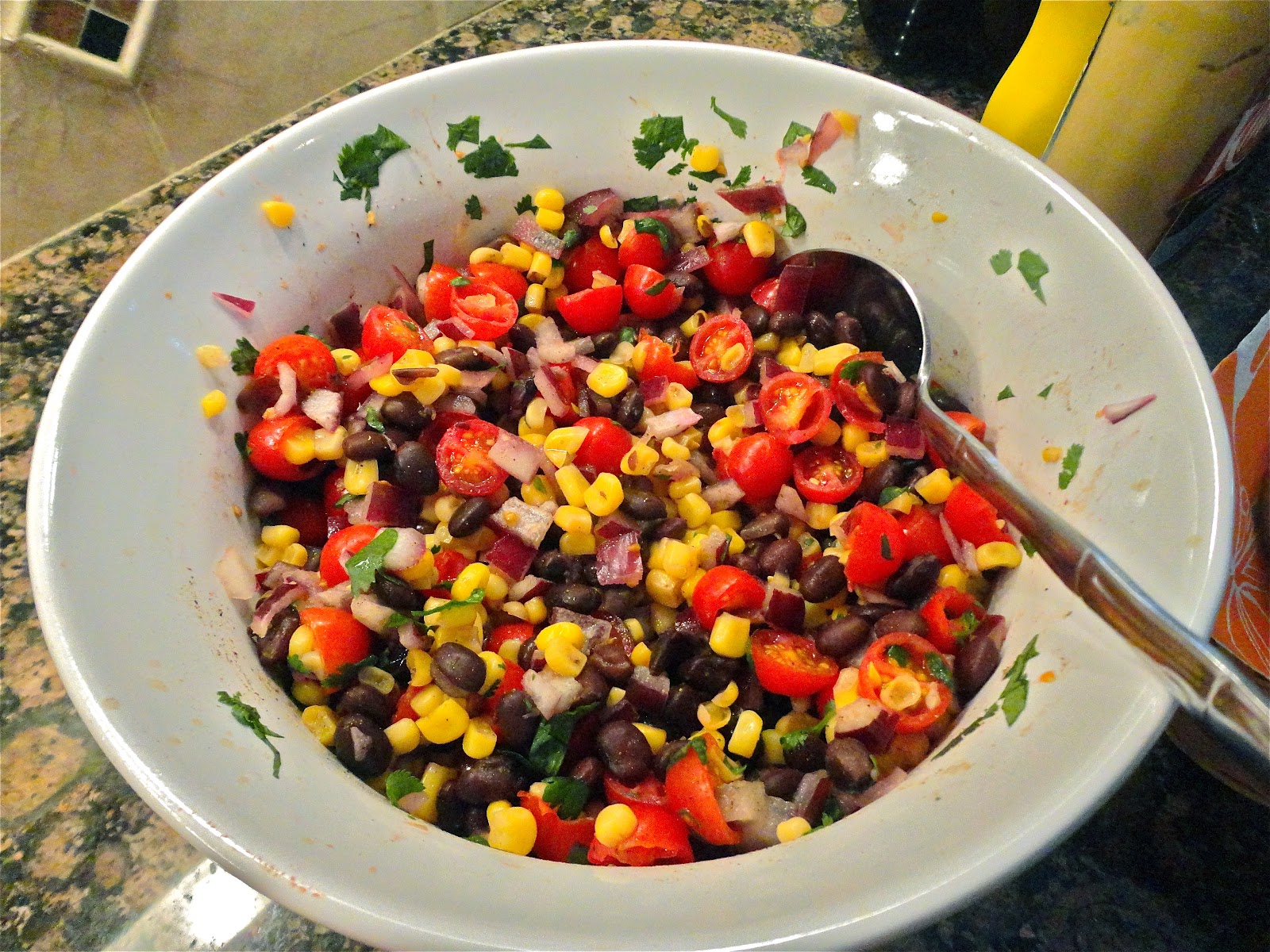 Corn Black Bean Tomato Salad 38