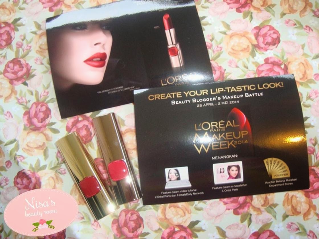 L'Oreal Paris Makeup Week 2014 - Review L'Oreal Paris Color Richie Moist Matte Rose Bud & Raspberry Syrup - L'Oreal Paris Bloggers Makeup Battle