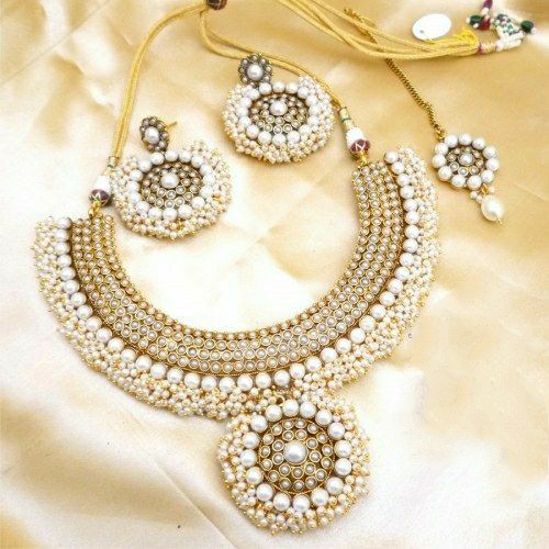 Kundan necklace jewellery