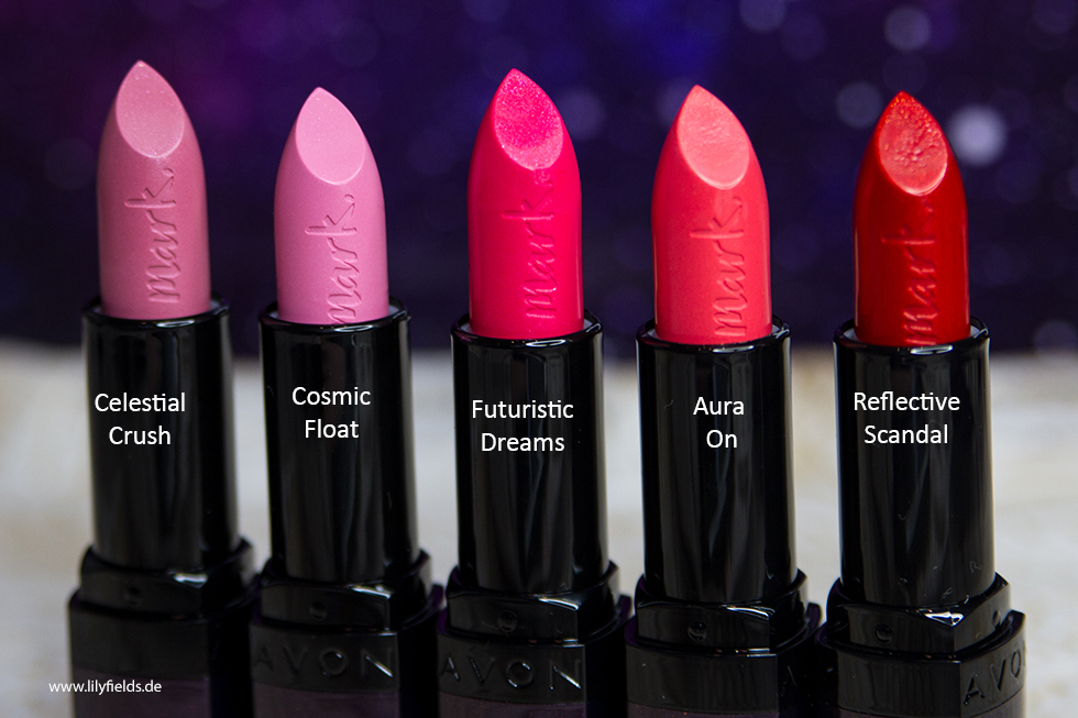 AVON mark. Prism Lipsticks Lilyfields