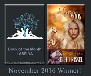 Curse of the Moon Won Book of the Month at Long and Short Reviews--YA!