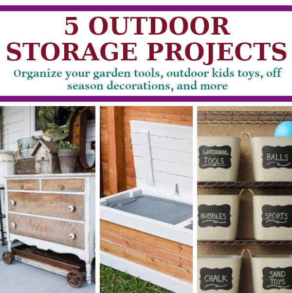Diy Home Sweet 6 Outdoor Storage Projects Diy Outdoor Storage Projects
