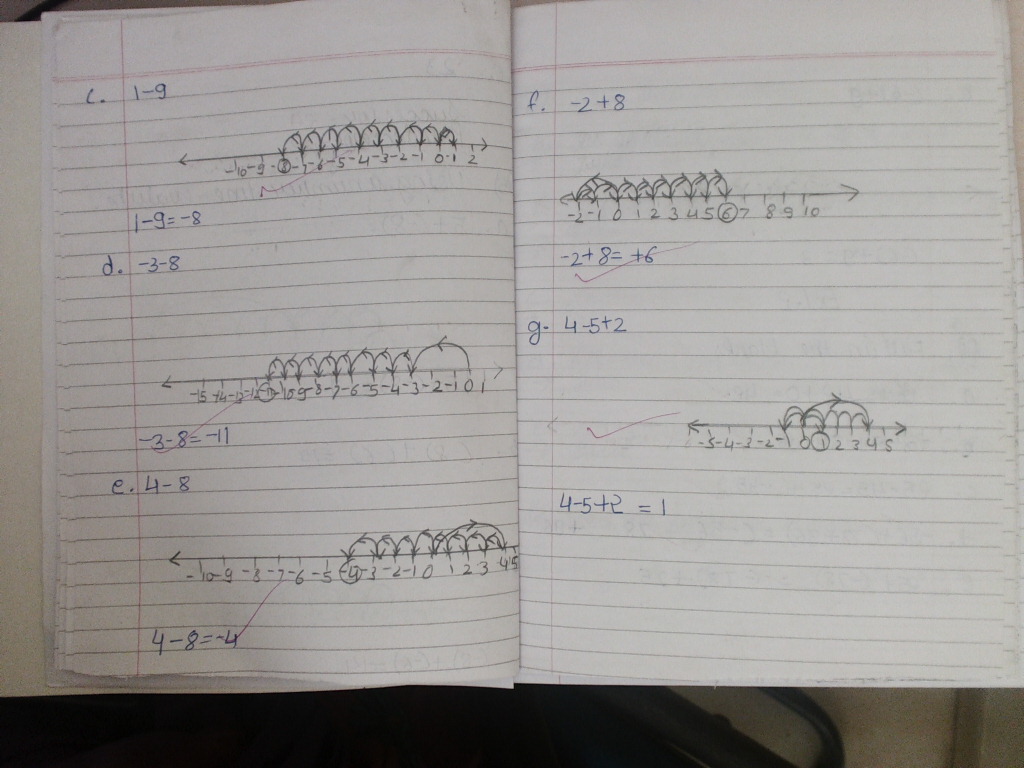 PIS VADODARA STD 7: Grade 7 Math Notebook Work