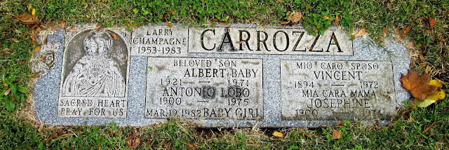 Larry (Champagne) Carrozza's grave