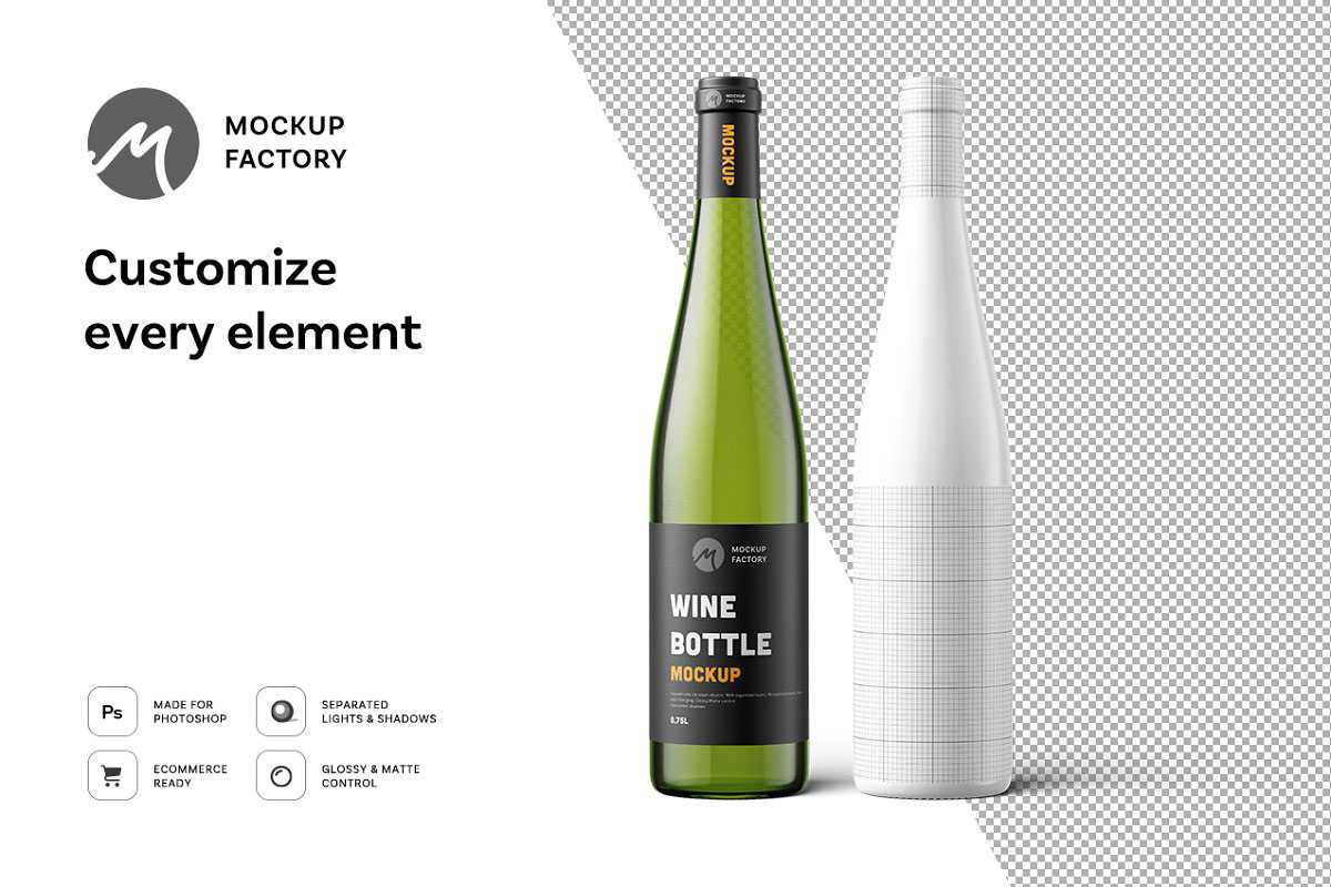 Wine Bottle Mockup Vol.3 4795148 2 Wine Bottle Mockup Vol.3 4795148.