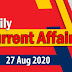 Kerala PSC Daily Malayalam Current Affairs 27 Aug 2020