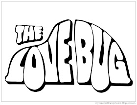 free coloring page The Love Bug