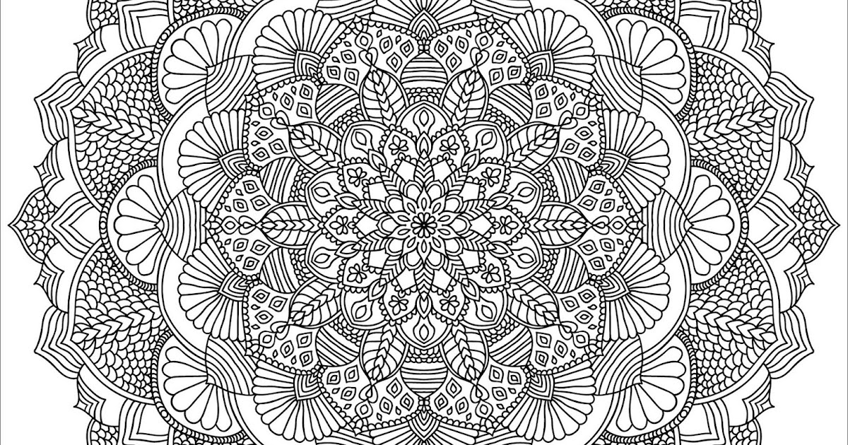 Sehr schwierige Mandalas Pdf-Sehr schwierig - Free Mandala