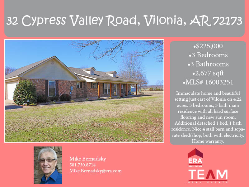 ERA TEAM Real Estate's Central AR Real Estate Blog 32 Cypress Valley