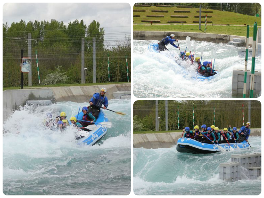 White water rafting at Lee Valley