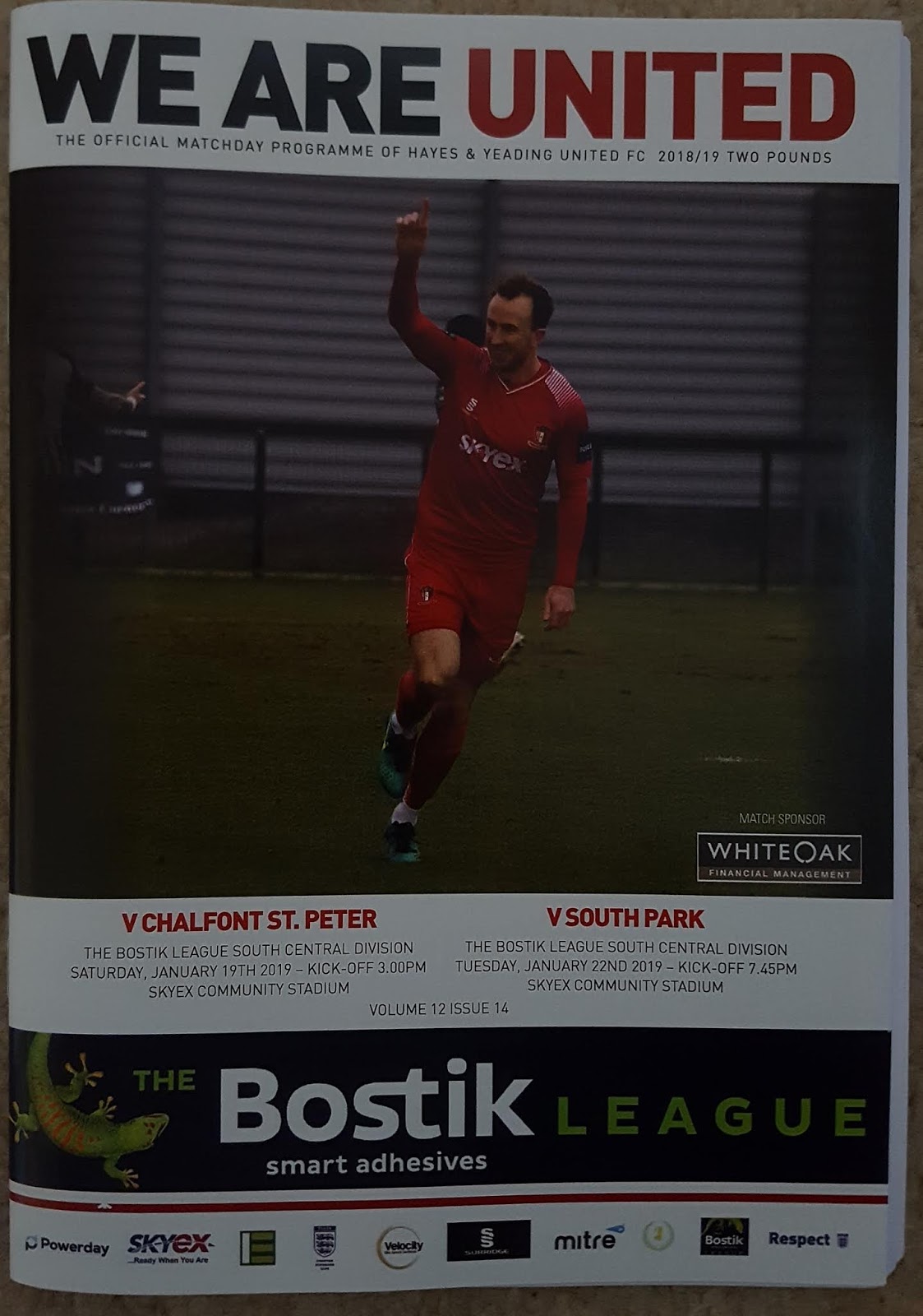 Saints V Bedfont Sports By Chalfont St Peter Afc Issuu