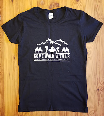Come Walk With Us Trans Canada Trail shirts.