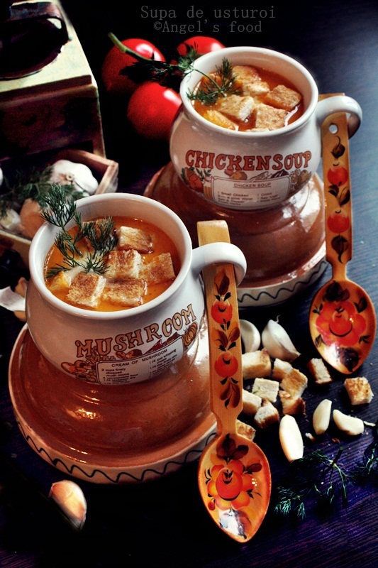 Prima mea supa de usturoi m-a cucerit ❤❤❤pe bune!