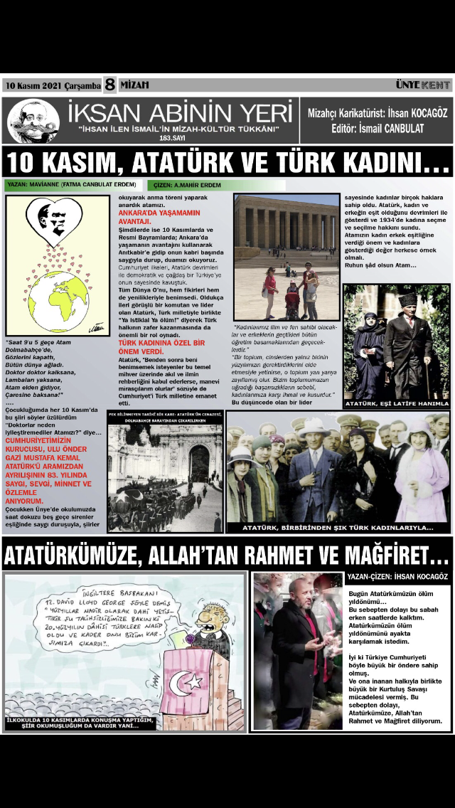 10 Kasım- Atatürk ve Türk Kadını