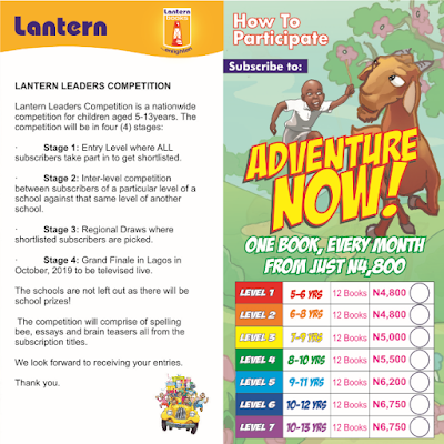 Lantern Books Leadership Competition Guidelines 2019 | Primary Schools