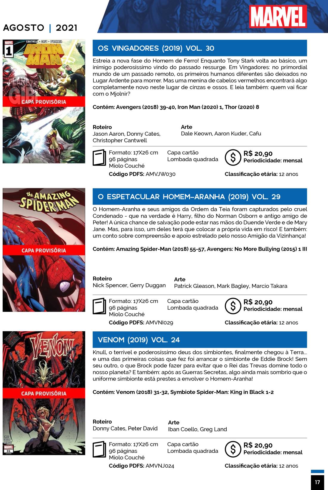 14 - Checklist Marvel/Panini (Julho/2020 - pág.09) - Página 9 Catalogo-Julho-Agosto-17