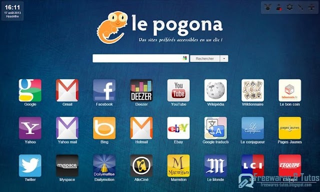 Le Pogona : votre page personnalisable d'accès rapide à l'information