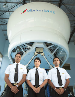 Cadets at the SriLankan Airlines Type Rating Training Organisation