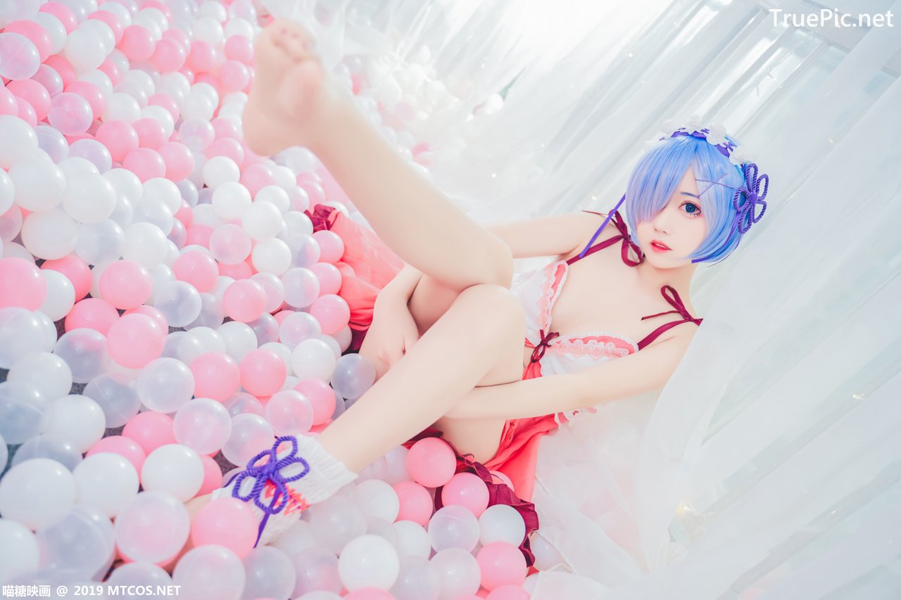 Image [MTCos] 喵糖映画 Vol.018 – Chinese Cute Model – Beautiful Rem Cosplay - TruePic.net - Picture-32