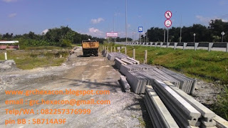 pagar panel precast jalan tol 