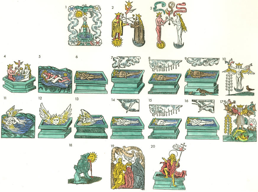 Alchemical Emblems, Occult Diagrams, and Memory Arts: cutup of Voynich