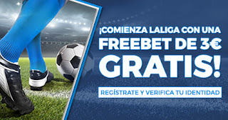 Paston freebet 3€ gratis comienzo LaLiga 11-13 septiembre 2020 Paston freebet 3€ gratis comienzo LaLiga 11-13 septiembre 2020