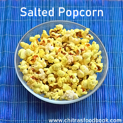 Salted popcorn