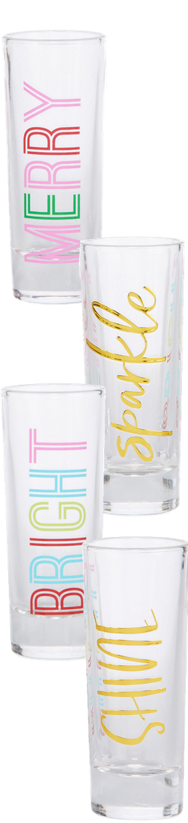 Mixit 4-pc. Shot Glass Set (2 ounce set of 4 shot glasses)