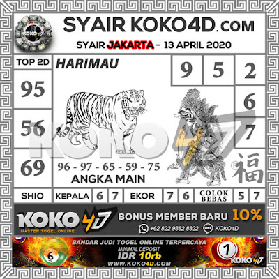 Prediksi Syair Jakarta Hari Senin Tanggal 13 April 2020 Situs Cara Pasang Taruhan Dan Bermain Judi Online