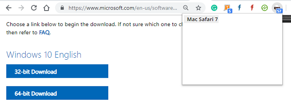Tải xuống Windows 10 ISO bằng Trình chuyển đổi tác nhân