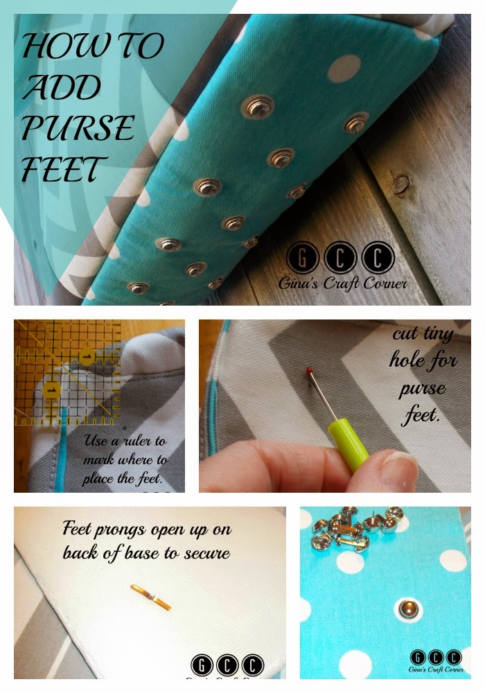  http://ginascraftcorner.blogspot.com/2015/02/how-to-add-purse-feet-to-your.html