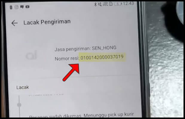 Cara Cek Resi dan Tracking Jasa Pengiriman SEN HONG