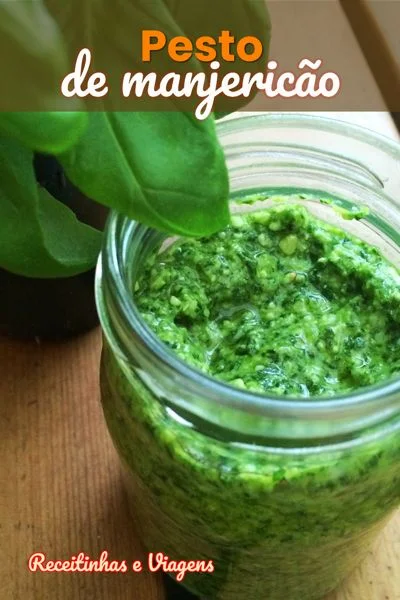 Receita de pesto de manjericao