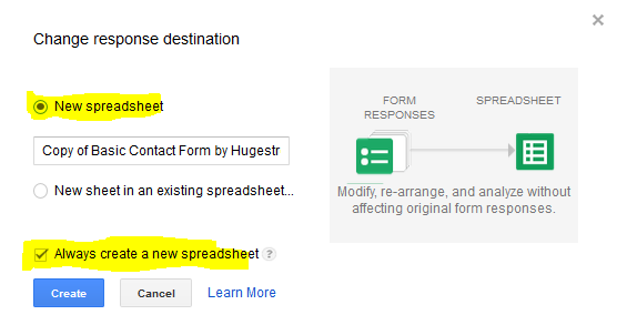 Guide To Create A Contact Form Using Google Docs