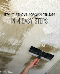 popcorn ceiling remove removing removal easy steps ceilings paint mom covering architectureofamom painted yourself painting architecture ways diy step going