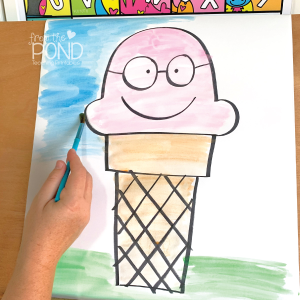 Ice Cream Art Project | From the Pond