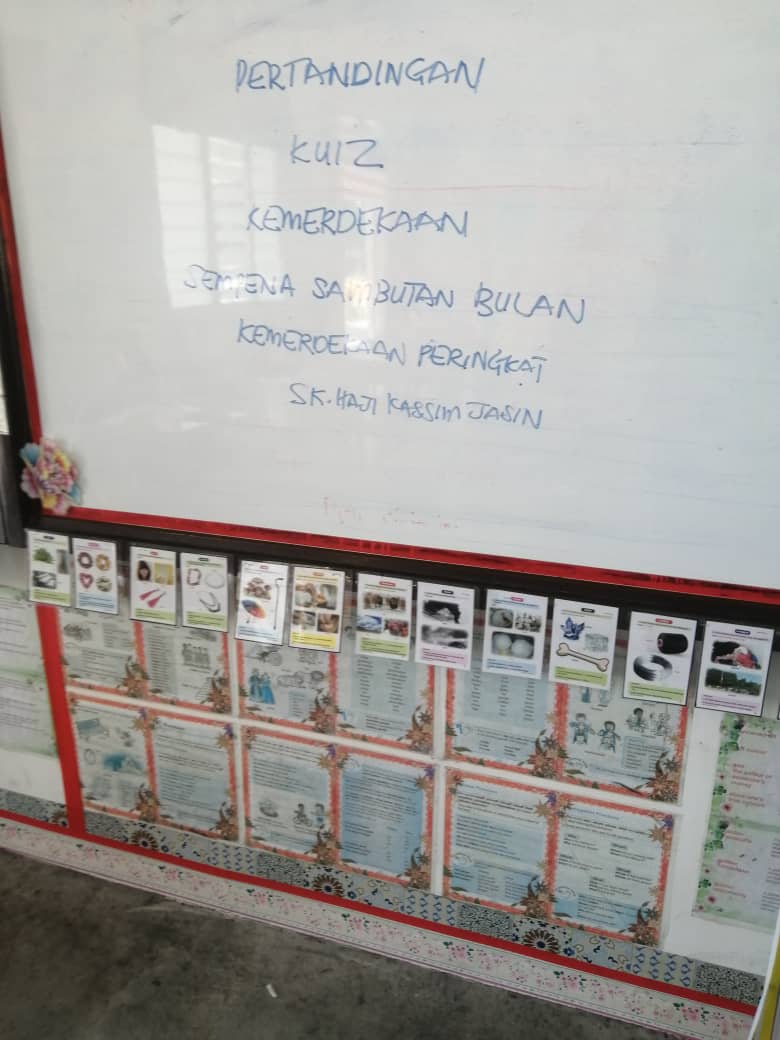 ...PSS SKHKJ... PERTANDINGAN KUIZ KEMERDEKAAN (BERTULIS) PERINGKAT SEKOLAH
