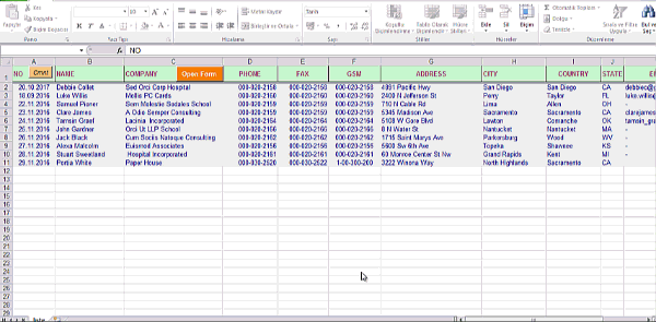 excel calculating days