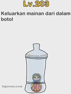 Keluarkan Mainan Dari Dalam Botol Brain Out