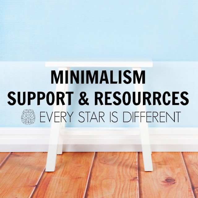 Minimalism Support & Resources from Every Star Is Different