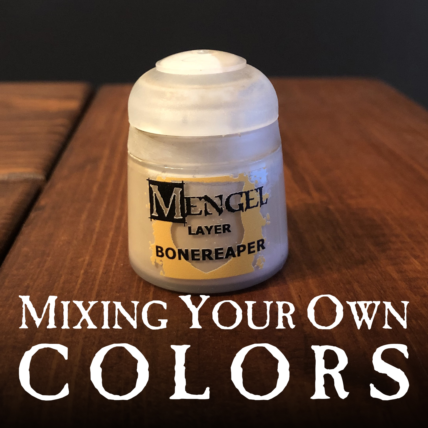 Mengel Miniatures Mixing Your Own Colors