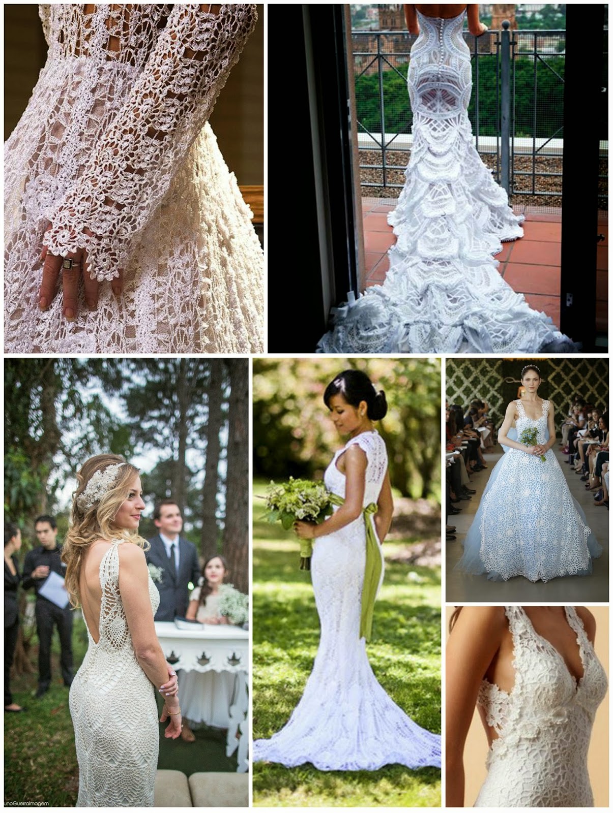 tranquilo elección Previamente Tsukeeno's: Bodas al crochet: vestidos de novia