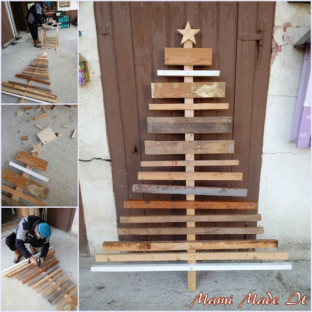 Christbaum aus Holz - Wooden Xmas Tree