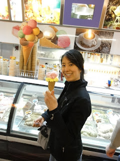 One of many cones of gelato I enjoyed on this trip (Photo courtesy of Alvin C.)