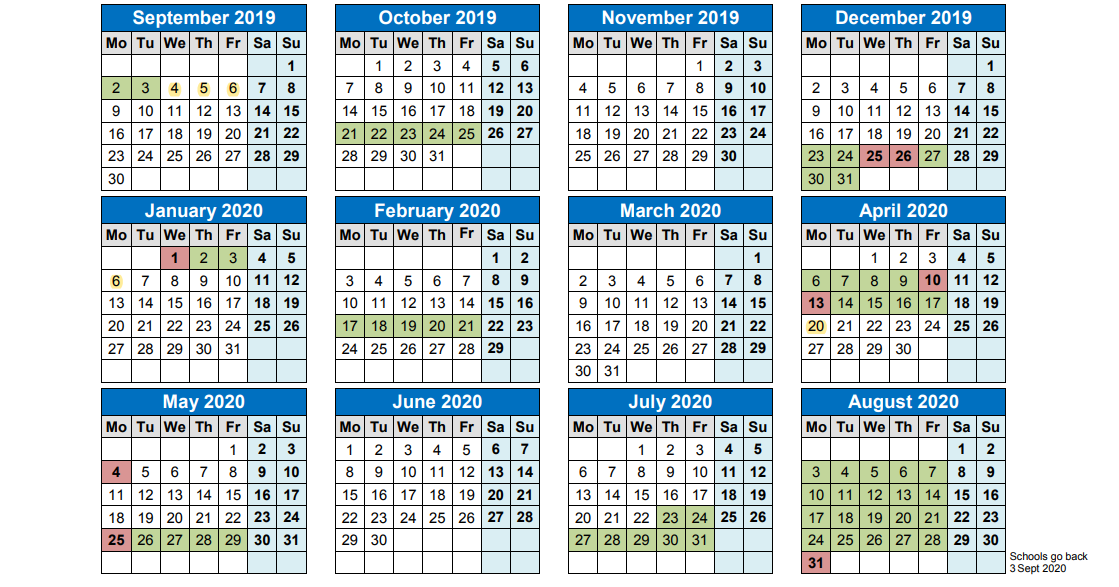 ARNOLD PRIMARY SCHOOL CALENDAR AND SCHEDULE