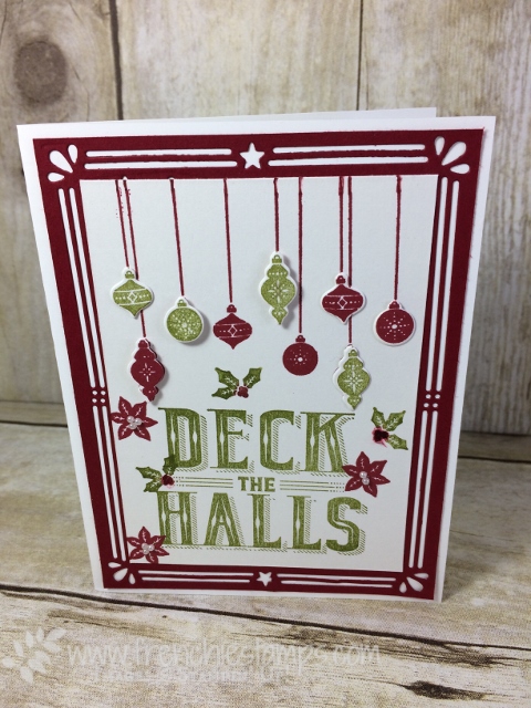 Carole of Christmas, Card Front Builder Thinlits, Stampin'Up!