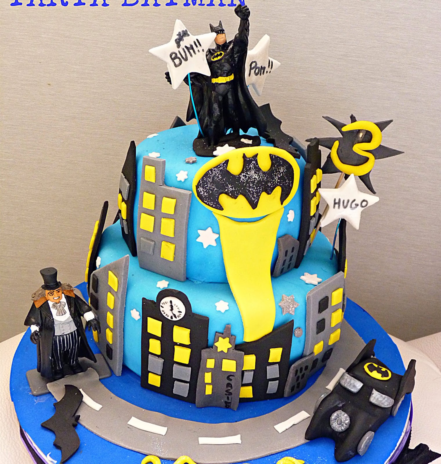 Batman cake..Tarta Batman Forever - Cakemol